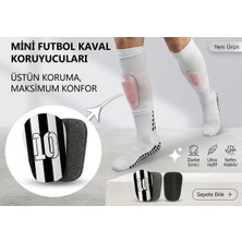 Mini Tekmelik Seti - Hafif ve Ergonomik Futbol Kaval Kemiği Koruyucu Dizlik
