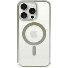 Mey Ithalat®   iPhone 15 Pro Kılıf Erozi Magsafe Kapak - Gri