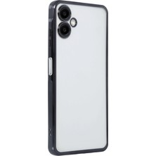 Mey Ithalat®  Samsung Galaxy A06 Kılıf  Lensli Silikon - Siyah