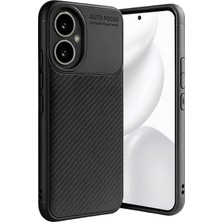 Mey Ithalat®  Honor 400 Kılıf Auto Focus Karbon Kapak - Siyah