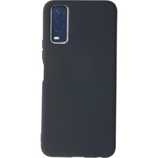 Mey Ithalat®  Vivo Y11S Kılıf Nano Içi Kadife Silikon - Gri