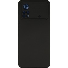 Mey Ithalat®   Poco X4 Pro 5g Kılıf Nano Içi Kadife Silikon - Siyah