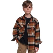 Waka Waka Kids Store Kapaklı Cep Detaylı Içi Astarlı Erkek Çocuk Oduncu Gömleği