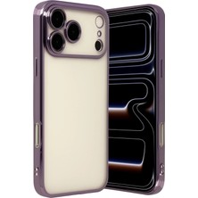 Mey Ithalat®   iPhone 17 Pro Max  Lensli Silikon - Mor