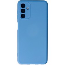 Mey Ithalat®  Samsung Galaxy A04S Kılıf Nano Içi Kadife Silikon - Mavi