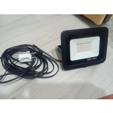 Fimaxi 30W LED Projektör 6500K Beyaz Işık 5 Metre Kablolu