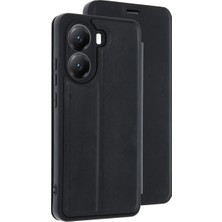Uravas Store Po X7 Pro Kılıf Flip Cover - Siyah