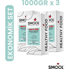Smool 3 x 1000 G. Ingiliz Karbonatı (3X1000 Gr) Içilebilir Katkısız Yenilebilir Gıda Tipi Food Grade