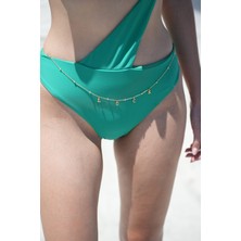 Pupa Valley Luck Yonca Yazılı Tak Çıkar Mayokini Aksesuarı