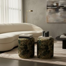 FRAMGAN Arboreal Noir Luxury Puff Premium Botanical Designer Seri