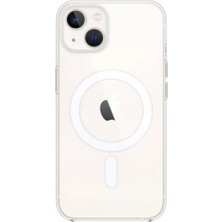 Mey Ithalat®   iPhone 15 Plus Kılıf Pc Real Magsafe Kapak - Şeffaf