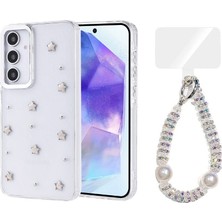 Teleplus Samsung Galaxy S24 Kılıf Polen Desenli El Bilekli Kılıf