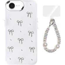 Teleplus iPhone 17E Kılıf Polen Desenli El Bilekli Kılıf