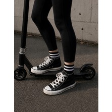 Heren Socks 3 Çift Pamuklu Tenis Çorap Kolej Boy - Unisex