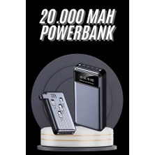 Zero Land Ilkeshop Hızlı Şarj Özellikli 20.000 Mah Dijital Göstergeli USB Girişli Android ve Ios Uyumlu Powerbank