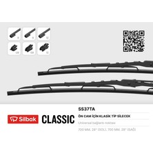 Silbak Ilkeshop Silecek Süpürgesi 700MM  [ Ford Cargo Y.m (2003-2007 Model), Scania 124 144 R420, Mercedes Actros ]