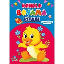Lisinya Konulu Boyama Kitabı - Mavi Kitap
