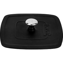Uravas Store Lava Döküm Grill Pres Kare Ölçü 21 x 21 cm