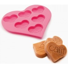 Hagen Catit Ilkeshop Catit Sıvı Ödül Dondurma Kabı Kalp 13X15X1,1CM