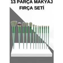 Zero Land Ilkeshop 13 Parça Makyaj Fırça Seti Far Fırçası Allık Fırçası Yumuşak Uçlu