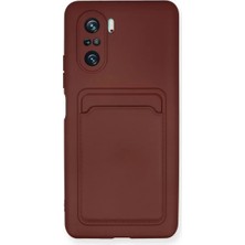 Mey Ithalat®   Mi 11I Kılıf Kelvin Kartvizitli Silikon - Bordo