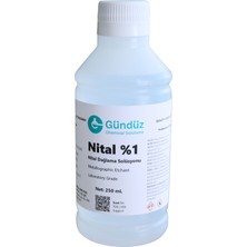 Gündüz Kimya Nital Dağlama Solüsyonu %1 | Metal Dağlama Solüsyonu | Yüksek Saflık
