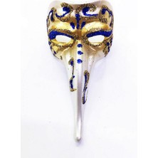 Zero Land Ilkeshop Mi Renk Işlemeli Seramik Malzemeden Imal Venedik Uzun Maske Magnet