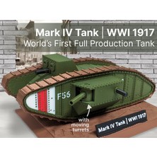 Titrek Toys Mark Iv Dünyanın Ilk Tankı Modeli - Legendary Mark Iv Tank (Replika Maket)