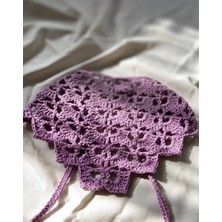 Ges Shop Kadın El Örgüsü Bandana Saç Aksesuarı