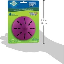 Peri Store Petsafe Busy Buddy Twist 'n Treat Dağıtıcı Köpek Oyuncağı - Medium, Mor