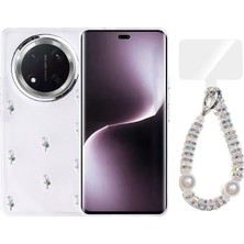 Teleplus Honor Magic 7 Lite Kılıf Polen Desenli El Bilekli Kılıf