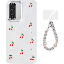 Teleplus Samsung Galaxy A17 Kılıf Polen Desenli El Bilekli Kılıf