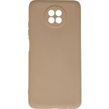 Senka Redmi Note 9 5g Kılıf Nano Içi Kadife Silikon - Bej
