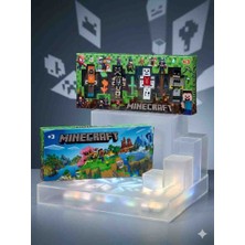 Minecraft 4 Karakter 3 Aksesuar 7 Parça Çocuk Figür Oyun Seti