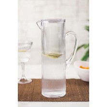 Erdo Ticaret Akrilik Barok 1,5 Lt Şeffaf Sürahi
