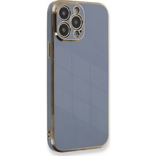 Senka Iphone 15 Pro Kılıf Volet Silikon - Mavi