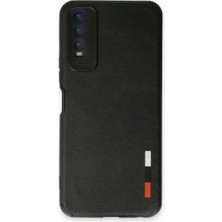 Senka Vivo Y11S Kılıf Loop Deri Silikon - Siyah
