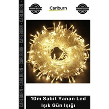 Carlburn #ledışık Dekoratif Yılbaşı Aydınlatma Kaliteli Dayanıklı Soft 10M Sabit Yanan LED Işık Gün Işığı