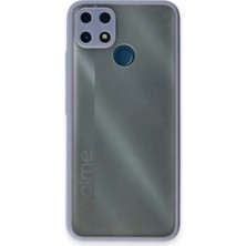 Senka Realme C25 Kılıf Montreal Silikon Kapak - Gri