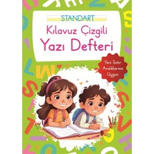 Lisinya Kılavuz Çizgili Yazı Defteri Büyük Boy - Yeşil