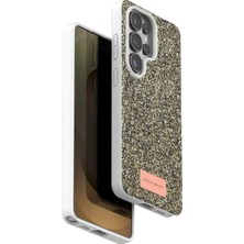 Senka Samsung Galaxy S26 Ultra Bright Simli Kapak - Gold