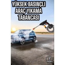 Zero Land Ilkeshop Bahçe ve Araba Yıkama Tabancası Su Basınçlı Hazneli Bataryalı Oto Yıkama