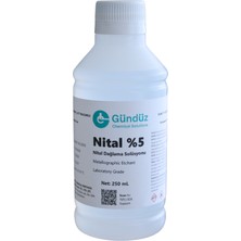 Gündüz Kimya Nital Dağlama Solüsyonu %5 | Metal Dağlama Solüsyonu | Yüksek Saflık