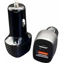 Zero Land Ilkeshop Type-C Girişli Araba Çakmaklık Şarj  38W Oto Çakmaklık