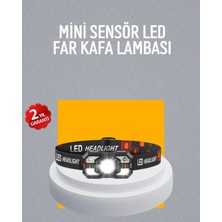 Sayarmarkt Şarj Edilebilir LED Far Hareket Sensörlü 5 Modlu Outdoor