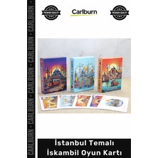 Carlburn #oyunkartı Hediyelik Hatıra Galata Kız Kulesi Baskılı Kaliteli Istanbul Temalı Iskambil Oyun Kartı