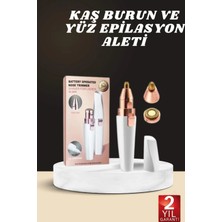 Sayarmarkt LED Aydınlatmalı Kaş, Burun ve Yüz Epilasyon Aleti Esnek Başlıklı Cihaz