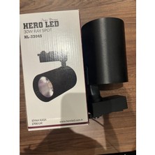 Hero LED 30W Ray Spot Armatürü (Siyah Kasa - Beyaz Işık )