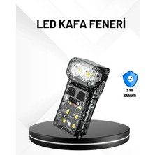 Sayarmarkt Sensörlü LED Kafa Feneri Şarj Edilebilir Manyetik Eller Serbest