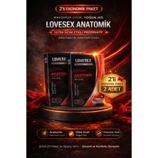 Verto Lovesex Anatomik Prezervatif Ultra Sıcak Etkili Kondom Yüksek Hassasiyet ve Koruma 2 Adet